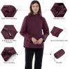 imageOutdoor Ventures Packable Rain Jacket Women Lightweight Waterproof Raincoat with Hood Cycling Bike JacketWine Red