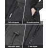 imageOutdoor Ventures Womens Lightweight Waterproof Fleece Lined Hooded Softshell Rain Jacket Warm Windbreaker Long CoatDark Greycheck