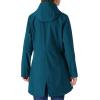 imageOutdoor Ventures Womens Lightweight Waterproof Fleece Lined Hooded Softshell Rain Jacket Warm Windbreaker Long CoatModern Blue