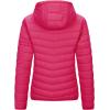 imageOutdoor Ventures Womens Packable Lightweight FullZip Puffer Jacket with Hood Quilted Winter CoatHot Pinkfold in Pocket