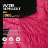 imageOutdoor Ventures Womens Packable Lightweight FullZip Puffer Jacket with Hood Quilted Winter CoatHot Pinkfold in Pocket