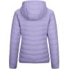 imageOutdoor Ventures Womens Packable Lightweight FullZip Puffer Jacket with Hood Quilted Winter CoatLavenderfold in Pocket