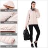 imageOutdoor Ventures Womens Packable Lightweight FullZip Puffer Jacket with Hood Quilted Winter CoatPinkfold in Pocket