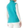 imageOutdoor Ventures Womens Polar Fleece Zip Vest Outerwear with PocketsWarm Sleeveless Coat Vest for Fall ampamp WinterAquamarine Blue
