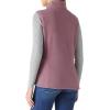 imageOutdoor Ventures Womens Polar Fleece Zip Vest Outerwear with PocketsWarm Sleeveless Coat Vest for Fall ampamp WinterDark Lavender