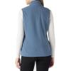 imageOutdoor Ventures Womens Polar Fleece Zip Vest Outerwear with PocketsWarm Sleeveless Coat Vest for Fall ampamp WinterGrayish Blue