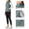 imageOutdoor Ventures Womens Polar Fleece Zip Vest Outerwear with PocketsWarm Sleeveless Coat Vest for Fall ampamp WinterGreen Gray