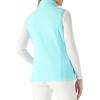 imageOutdoor Ventures Womens Polar Fleece Zip Vest Outerwear with PocketsWarm Sleeveless Coat Vest for Fall ampamp WinterIce Blue