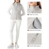 imageOutdoor Ventures Womens Polar Fleece Zip Vest Outerwear with PocketsWarm Sleeveless Coat Vest for Fall ampamp WinterLight Grey
