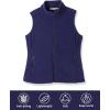 imageOutdoor Ventures Womens Polar Fleece Zip Vest Outerwear with PocketsWarm Sleeveless Coat Vest for Fall ampamp WinterPurplish Blue
