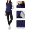 imageOutdoor Ventures Womens Polar Fleece Zip Vest Outerwear with PocketsWarm Sleeveless Coat Vest for Fall ampamp WinterPurplish Blue