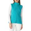 imageOutdoor Ventures Womens Polar Fleece Zip Vest Outerwear with PocketsWarm Sleeveless Coat Vest for Fall ampamp WinterAquamarine Blue