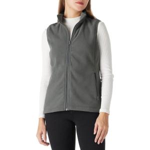 imageOutdoor Ventures Womens Polar Fleece Zip Vest Outerwear with PocketsWarm Sleeveless Coat Vest for Fall ampamp WinterDark Grey