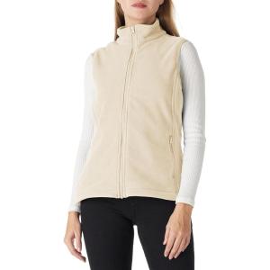 imageOutdoor Ventures Womens Polar Fleece Zip Vest Outerwear with PocketsWarm Sleeveless Coat Vest for Fall ampamp WinterKhaki
