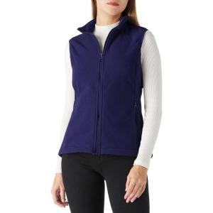 imageOutdoor Ventures Womens Polar Fleece Zip Vest Outerwear with PocketsWarm Sleeveless Coat Vest for Fall ampamp WinterPurplish Blue