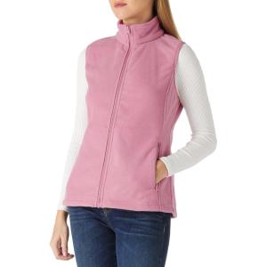imageOutdoor Ventures Womens Polar Fleece Zip Vest Outerwear with PocketsWarm Sleeveless Coat Vest for Fall ampamp WinterPurplish Pink