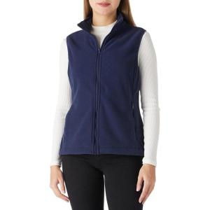 imageOutdoor Ventures Womens Polar Fleece Zip Vest Outerwear with PocketsWarm Sleeveless Coat Vest for Fall ampamp WinterTrue Navy