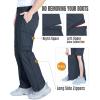 imageOutdoor Ventures Mens Hiking Pants Lightweight Quick Dry Convertible Pants Stretch ZipOff Cargo Pants for Travel FishingNavy