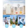 imageOutdoor Ventures Mens Lightweight Short Sleeve Fishing Shirt UPF 50 Button Down Quick Dry Cooling Hiking Travel Safari ShirtBeige
