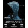 imageOutdoor Ventures Mens Packable Rain Jacket Waterproof Lightweight Raincoat with Hood Windproof Cycling JacketsChina Blue