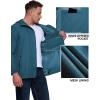 imageOutdoor Ventures Mens Packable Rain Jacket Waterproof Lightweight Raincoat with Hood Windproof Cycling JacketsChina Blue