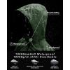 imageOutdoor Ventures Mens Packable Rain Jacket Waterproof Lightweight Raincoat with Hood Windproof Cycling JacketsDark Green