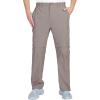 imageOutdoor Ventures Mens Hiking Pants Lightweight Quick Dry Convertible Pants Stretch ZipOff Cargo Pants for Travel FishingFossil