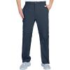 imageOutdoor Ventures Mens Hiking Pants Lightweight Quick Dry Convertible Pants Stretch ZipOff Cargo Pants for Travel FishingNavy