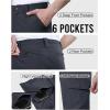 imageOutdoor Ventures Mens 10quot Hiking Shorts Waterresistants Quick Dry Outdoor Golf ShortsGrey