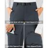 imageOutdoor Ventures Mens Fleece Lined Snow Pants Waterproof Windproof Ski Hiking Winter Pants With PocketsDark Grey