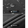 imageOutdoor Ventures Mens Fleece Lined Snow Pants Waterproof Windproof Ski Hiking Winter Pants With PocketsGrey