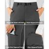 imageOutdoor Ventures Mens Fleece Lined Snow Pants Waterproof Windproof Ski Hiking Winter Pants With PocketsGrey