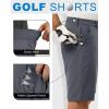 imageOutdoor Ventures Mens Golf Shorts 11quot Inseam ClassicFit Flat Front Stretch Casual Shorts with Pockets Summer Hiking TravelPlain Grey