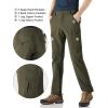 imageOutdoor Ventures Mens Hiking Pants Lightweight Water Resistant Cargo Work Pants Ripstop Outdoor Pants for Tactical TravelAmy Green Upgrade