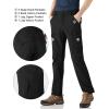 imageOutdoor Ventures Mens Hiking Pants Lightweight Water Resistant Cargo Work Pants Ripstop Outdoor Pants for Tactical TravelBlack Upgrade