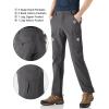 imageOutdoor Ventures Mens Hiking Pants Lightweight Water Resistant Cargo Work Pants Ripstop Outdoor Pants for Tactical TravelGrey Upgrade