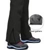 imageOutdoor Ventures Mens Snow Bibs Waterproof Insulated Overalls Ski Pants Warm Winter Snowboarding DetachableBlack1