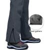 imageOutdoor Ventures Mens Snow Bibs Waterproof Insulated Overalls Ski Pants Warm Winter Snowboarding DetachableDimgrey