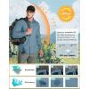 imageOutdoor Ventures Mens UPF 50 UV Sun Protection SPF Hiking Shirt Long Sleeve Lightweight Quick Dry for Safari Travel FishingBlue