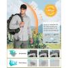 imageOutdoor Ventures Mens UPF 50 UV Sun Protection SPF Hiking Shirt Long Sleeve Lightweight Quick Dry for Safari Travel FishingSilver Grey