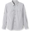 imageOutdoor Ventures Mens UPF 50 UV Sun Protection SPF Hiking Shirt Long Sleeve Lightweight Quick Dry for Safari Travel FishingSilver Grey