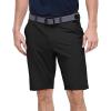 imageOutdoor Ventures Mens Golf Shorts 11quot Inseam ClassicFit Flat Front Stretch Casual Shorts with Pockets Summer Hiking TravelBlack