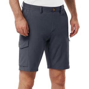 imageOutdoor Ventures Mens 10quot Hiking Shorts Waterresistants Quick Dry Outdoor Golf ShortsGrey