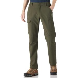 imageOutdoor Ventures Mens Hiking Pants Lightweight Water Resistant Cargo Work Pants Ripstop Outdoor Pants for Tactical TravelAmy Green Upgrade