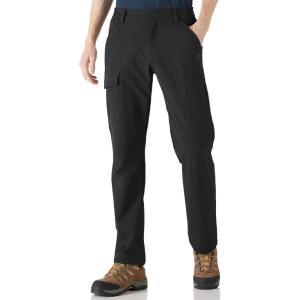 imageOutdoor Ventures Mens Hiking Pants Lightweight Water Resistant Cargo Work Pants Ripstop Outdoor Pants for Tactical TravelBlack Upgrade