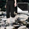 imageOutdoor Ventures Womens Cargo Hiking Pants Quick Dry Stretchy Roll Up Outdoor Pants for Camping Golf FishingBlack