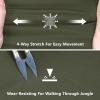 imageOutdoor Ventures Womens Cargo Hiking Pants Quick Dry Stretchy Roll Up Outdoor Pants for Camping Golf FishingGreen