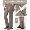 imageOutdoor Ventures Womens Convertible Pants Quick Dry Hiking ZipOff Pants Stretch Lightweight Cargo PantsFossil
