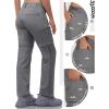 imageOutdoor Ventures Womens Convertible Pants Quick Dry Hiking ZipOff Pants Stretch Lightweight Cargo PantsGrey