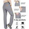 imageOutdoor Ventures Womens Convertible Pants Quick Dry Hiking ZipOff Pants Stretch Lightweight Cargo PantsMid Grey